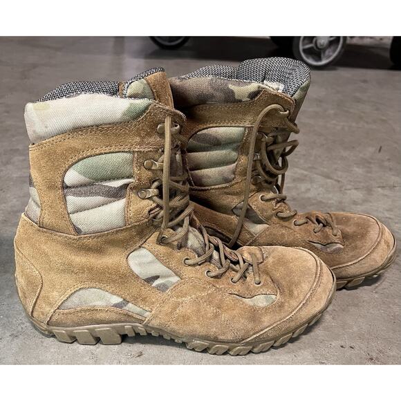 Tactical Research TR560 Lightweight Mountain Camo Hybrid Boots Vibram Soles 10 R - Picture 1 of 12